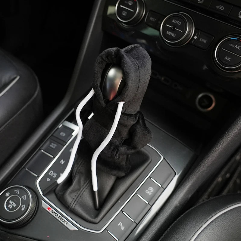 Gear Shift Cover Hoodie Gear Lever Sweatshirt Handle Car Decoration Fits Manual Automatic Car Shift Collars Interior Accessories NovaCart