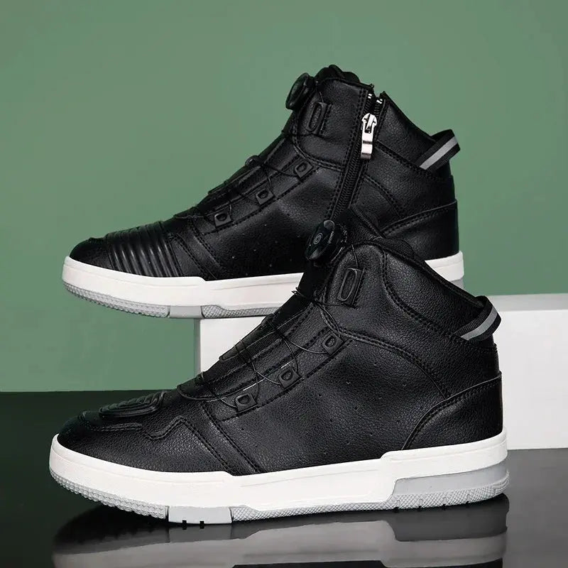 New Motorcycle Boots Men Women Knight Outdoor Riding Anti-slip Spring Sneakers Shoes Bicycle Mountain Racing Road Speed Summer NovaCart