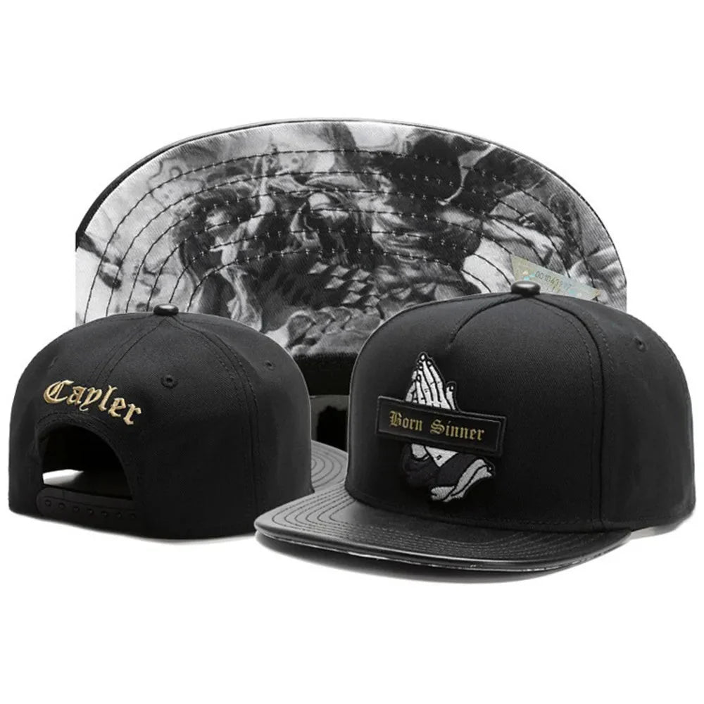 Classic Snapback Hat – Flat Bill Adjustable Baseball Cap FitiqueFit