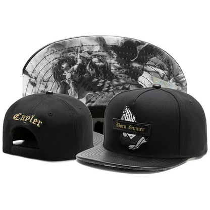 Classic Snapback Hat – Flat Bill Adjustable Baseball Cap FitiqueFit