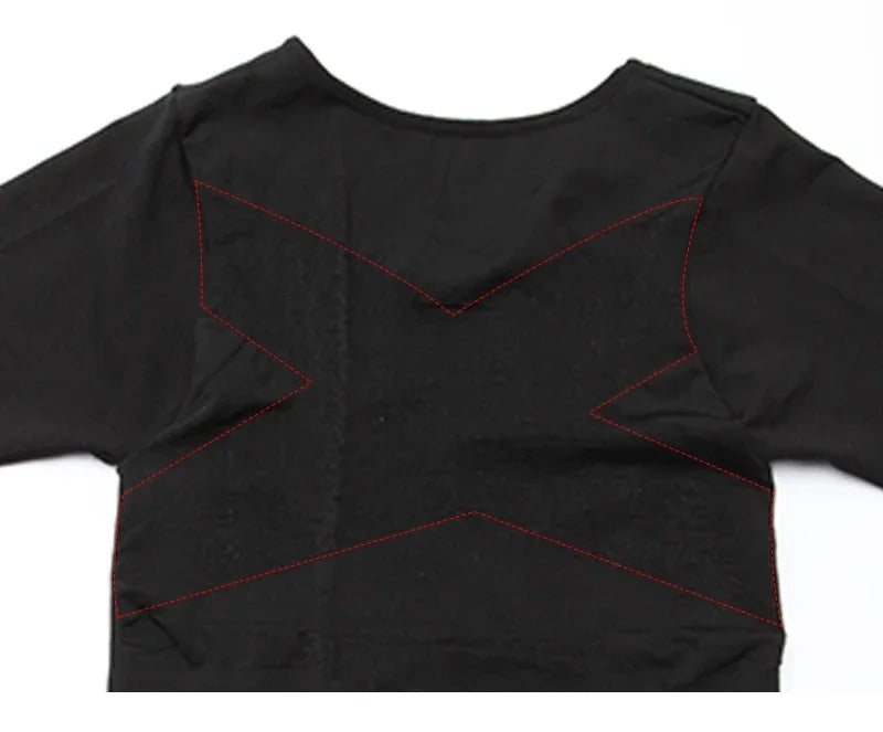 Men Weight Loss Shapewear T-Shirt Body Shaper Slimming Compression Shirts Gynecomastia Undershirt Waist Trainer Muscle Tank Tops NovaCart