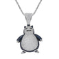 Hip Hop Fierce Shark Inlaid Zircon Pendant Charm Trend Necklace
