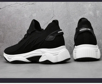 Men Sneakers Casual Heightening Shoes 8cm Height Increase Shoes For Men Summer Breathable 6cm Elevator Shoes 10cm Insole Taller NovaCart