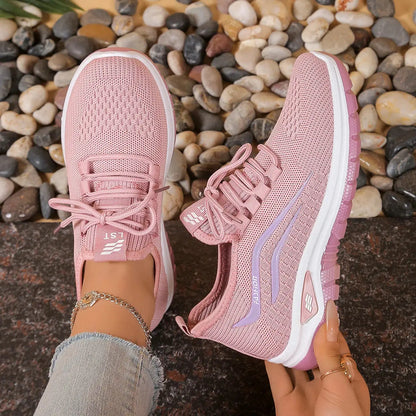 Women's shoes, soft soles, not tired feet,summer sneakers platform shoes, flying weaving, breathable women's sneakers shoes NovaCart