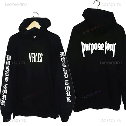 Hoodies Men Justin Bieber Purpose Tour fashion Print Hip Hop Streetwear Fleece Warm Hoody Men Women Pullover Hoodie Sweatshirt NovaCart