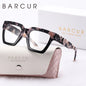 BARCUR Large Fashionable Frame Pink Reading Glasses for Women – Stylish Square Thick Frame Eyewear with Multi-Degree Options for Men & Women – Lightweight Blue Light Blocking Computer Glasses with White Gift Box for Home Office & Study Stevvex
