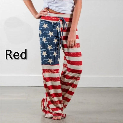 Plus Size Wide-Leg Drawstring Lounge Pants Casual Comfort FitiqueFit