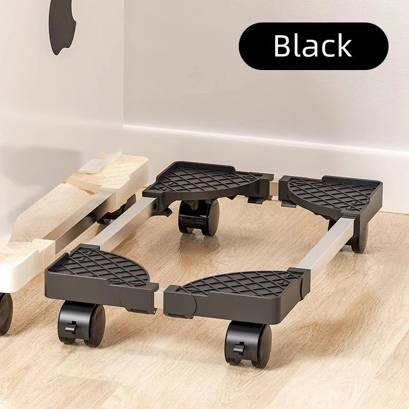 Double Layer PC Tower Stand, Mobile CPU Case Base with Universal Wheels, Heightening Storage Support Bracket for Computer Host Pi-Mart