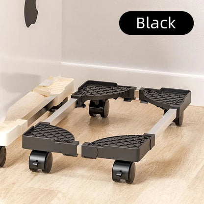 Double Layer PC Tower Stand, Mobile CPU Case Base with Universal Wheels, Heightening Storage Support Bracket for Computer Host Pi-Mart