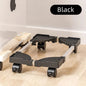 Double Layer PC Tower Stand, Mobile CPU Case Base with Universal Wheels, Heightening Storage Support Bracket for Computer Host Pi-Mart