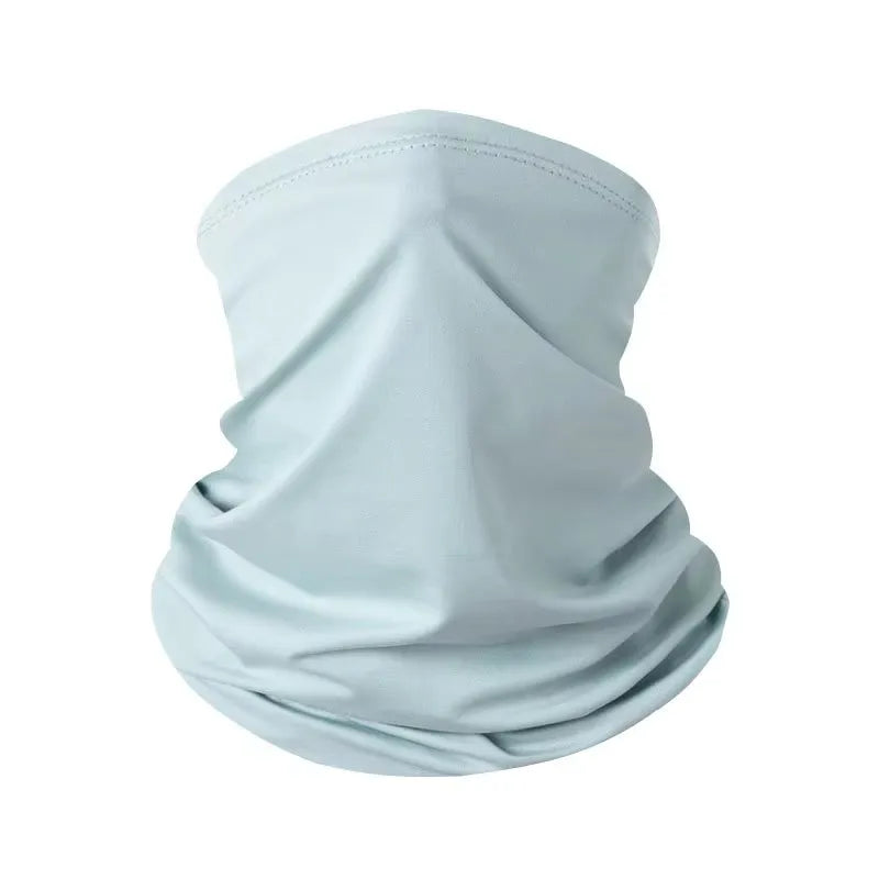 LOOGDEEL Sun Protection Bib Spring and Summer Motorcycle Neck Cover Sports Magic Bandana Riding Mask Full Face Outdoor Ice Silk Pi-Mart
