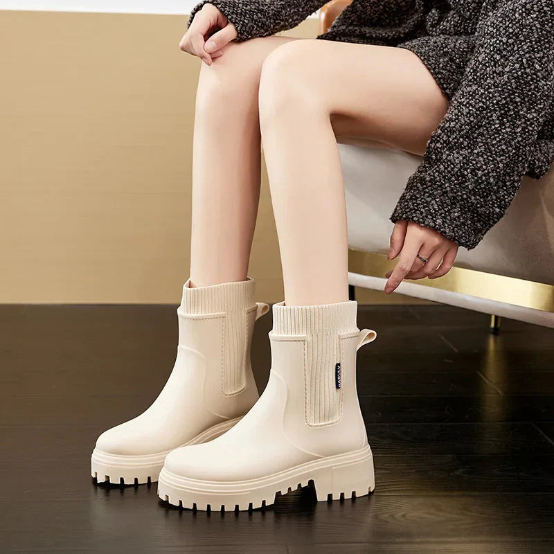 Women’s Waterproof Anti-Slip Rain Boots – Stay Dry Every Step FitiqueFit