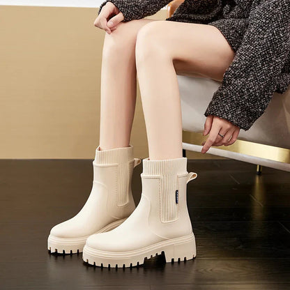 Women’s Waterproof Anti-Slip Rain Boots – Stay Dry Every Step FitiqueFit