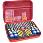 Battery Organizer Case With Tester Holds 150+ AA AAA 9V C D Lithium Button Batteries Hard Shell For Home Garage Batteries Pi-Mart