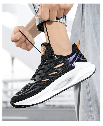 Men's Breathable Sports Shoes Spring New Mesh Casual Fashion Versatile Trendy Men's Shoes Summer Running Shoes Suitable for Outdoor Sports NovaCart