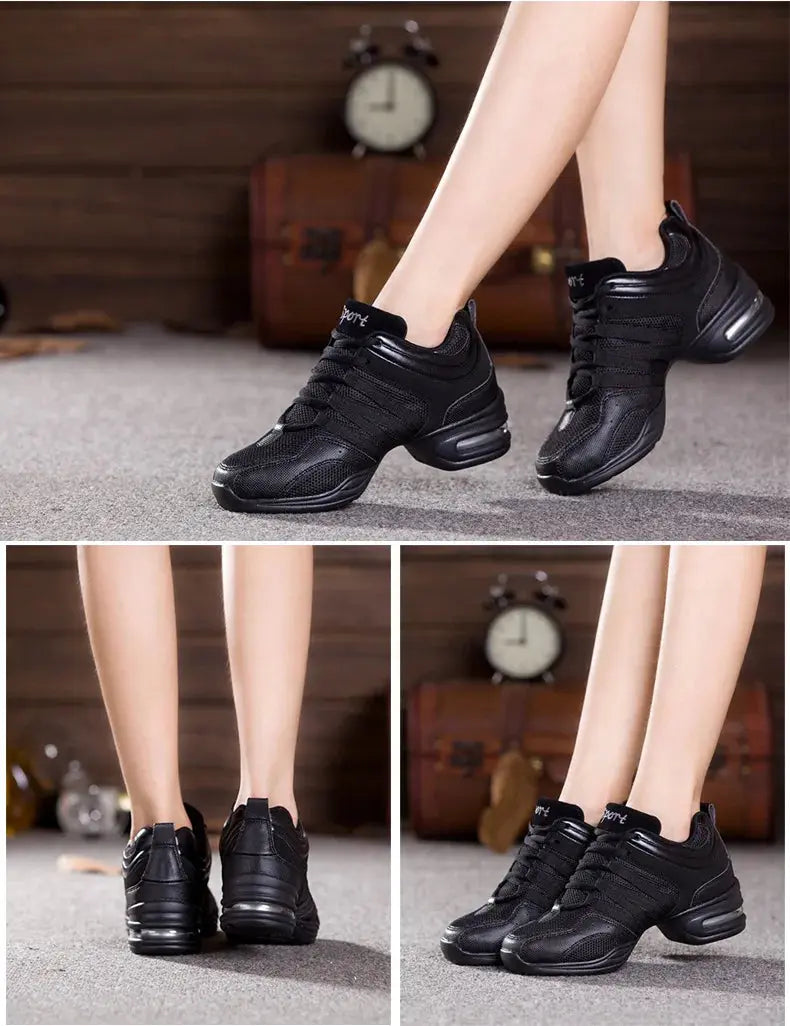 Women's Dance Shoes Soft Outsole Woman Breath Jazz Hip Hop Shoes Sports Sneakers Ladies Girl's Modern Jazz Dancing Shoes for Men NovaCart