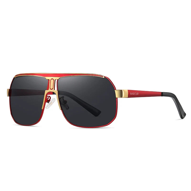 BARCUR Polarized Sports Sunglasses for Men Fashionable Fishing Driving Hiking and Outdoor Eyewear UV400 Protection Gradient Lenses Stevvex