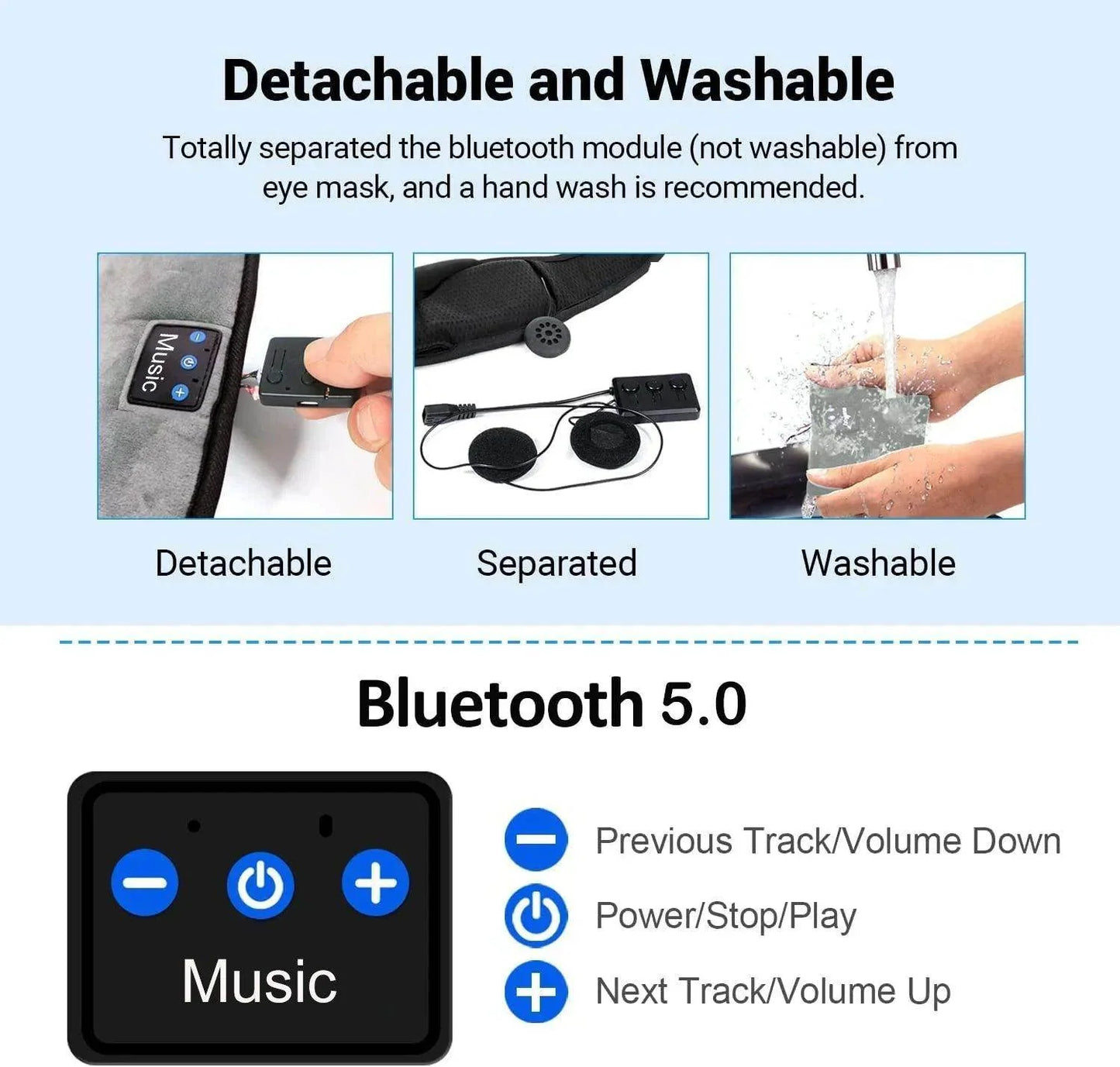 Wireless Sleep Headphones for Side Sleepers SmartPursue™