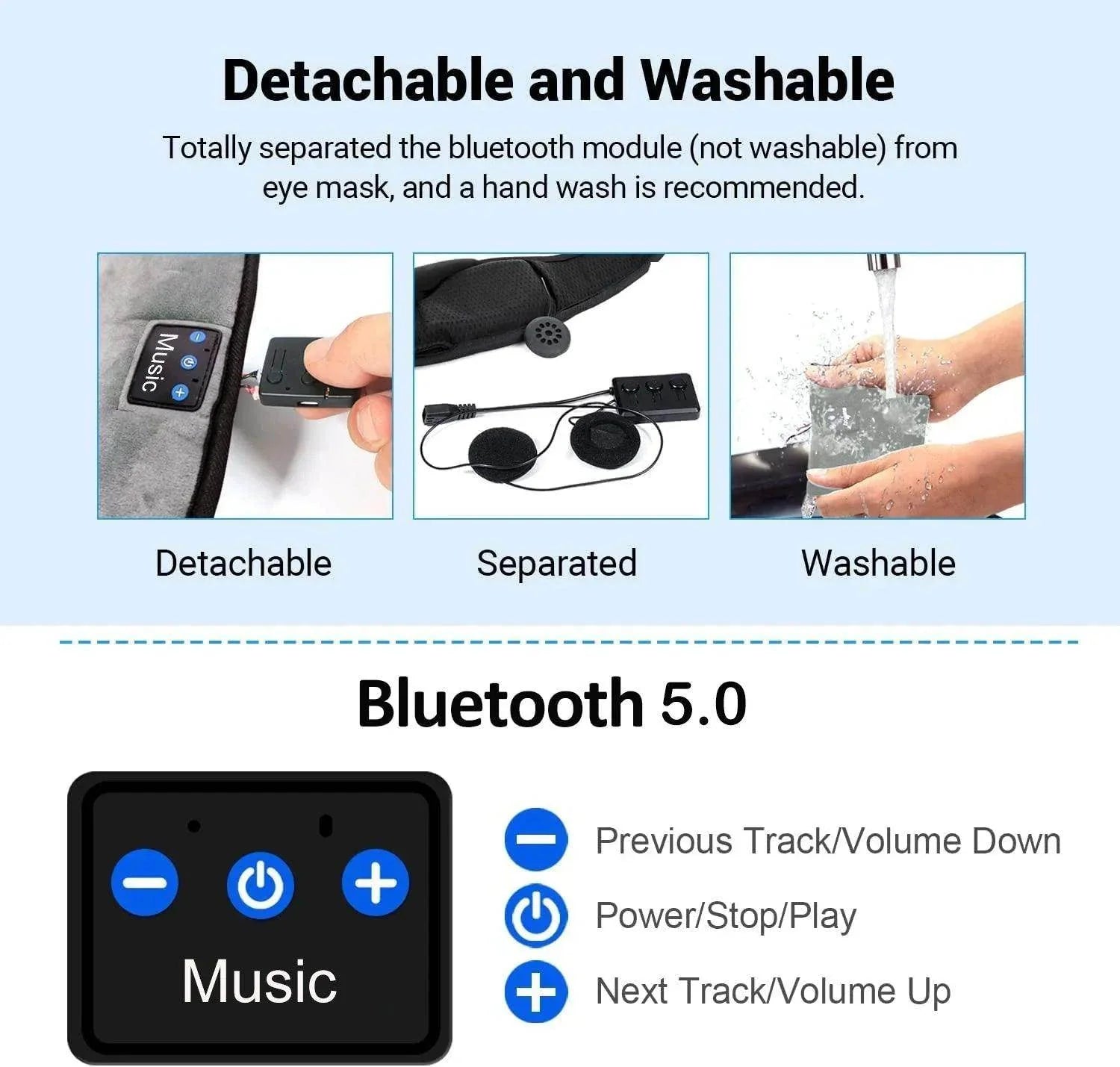 Wireless Sleep Headphones for Side Sleepers SmartPursue™