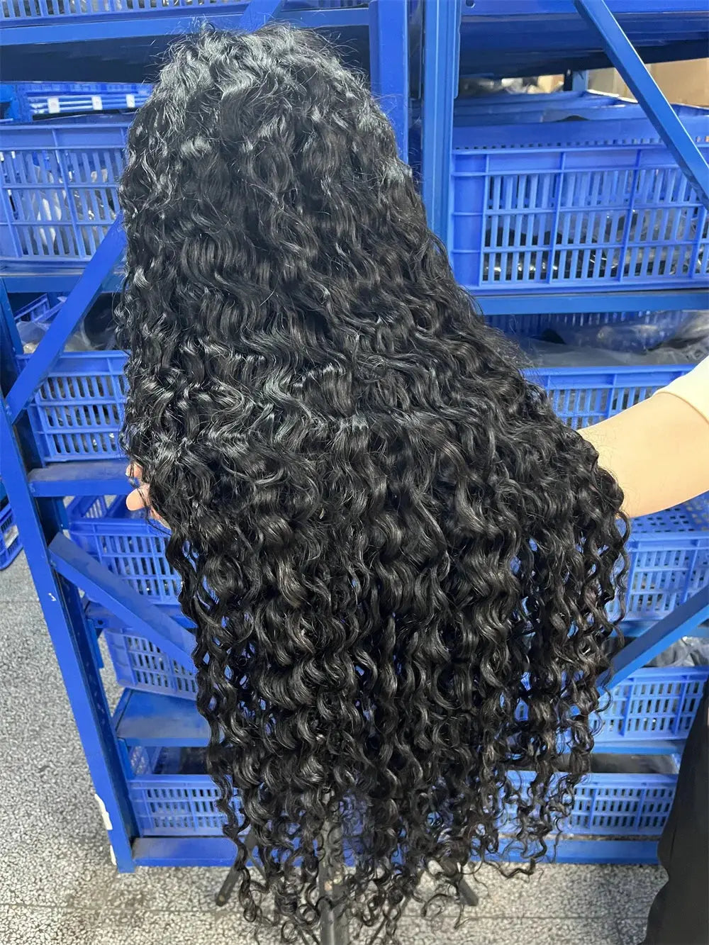 40 50 Inch HD 13x6 Deep Wave Lace Frontal Wigs Brazilian 13x4 Water Wave Curly Lace Front Human Hair Wigs For Women 300 Density NovaCart