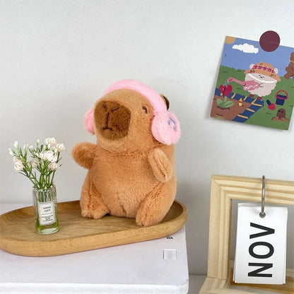 Cute Capybara Plush Toy Hoodie with Wings Simulation Doll Small Size Stuffed Animals Anime Fluffty Toy Birthday Party NovaCart