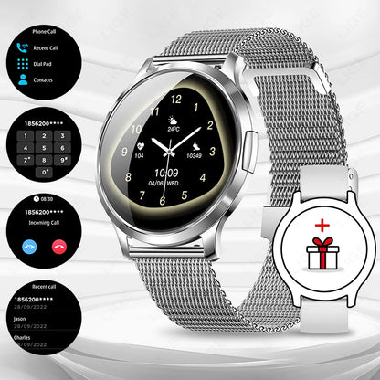 LIGE Women Smart Watch 2026 Ultra-thin AMOLED Screen Sport Fitness Bracelet Custom Watch Face Bluetooth Call Luxury Smartwatch NovaCart