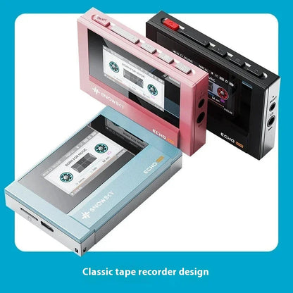 Fiio Snowsky Echo Mini Wireless Bluetooth MP3 Player 8GB Retro Portable Walkman Custom Support DSD Music Gift Pi-Mart