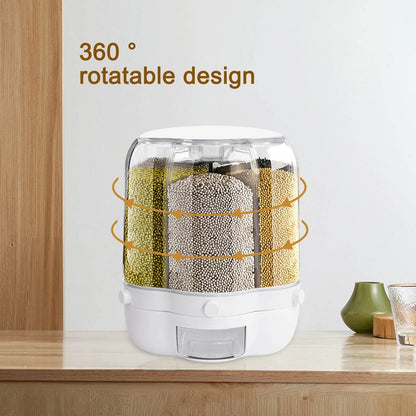 6-Grid Rotating Food Dispenser SmartPursue™