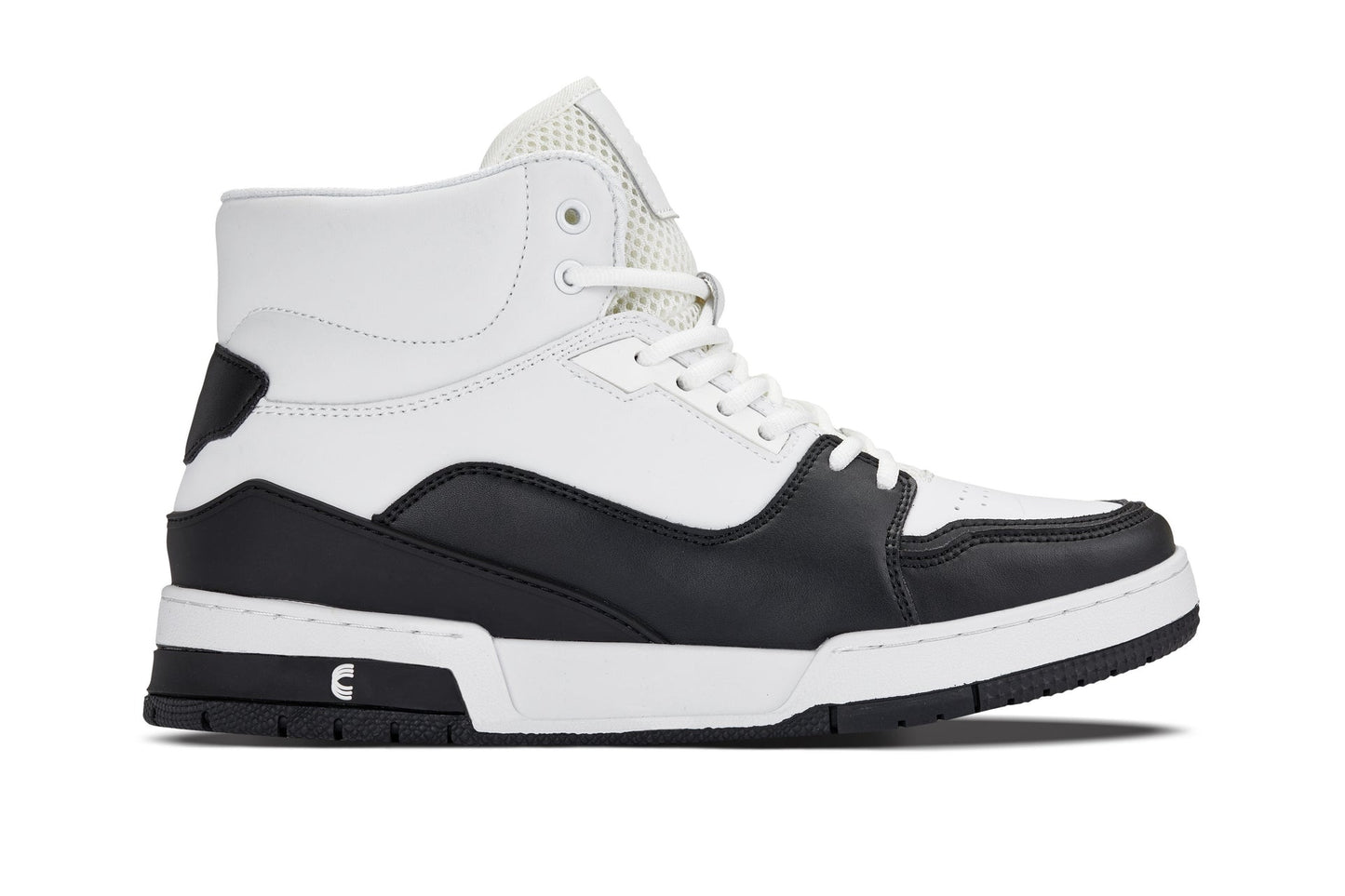 CALTO - S4752 - 3 Inches Taller (White/Black) - High Top Sneakers Tallmenshoes.com