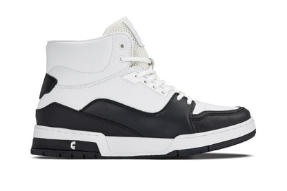 CALTO - S4752 - 3 Inches Taller (White/Black) - High Top Sneakers Tallmenshoes.com