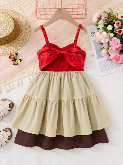2025 Summer Children's Casual Skirt Princess Costume Moana Girls Dress Princess Cosplay Clothing Girls Carnival Costume Outdoor NovaCart
