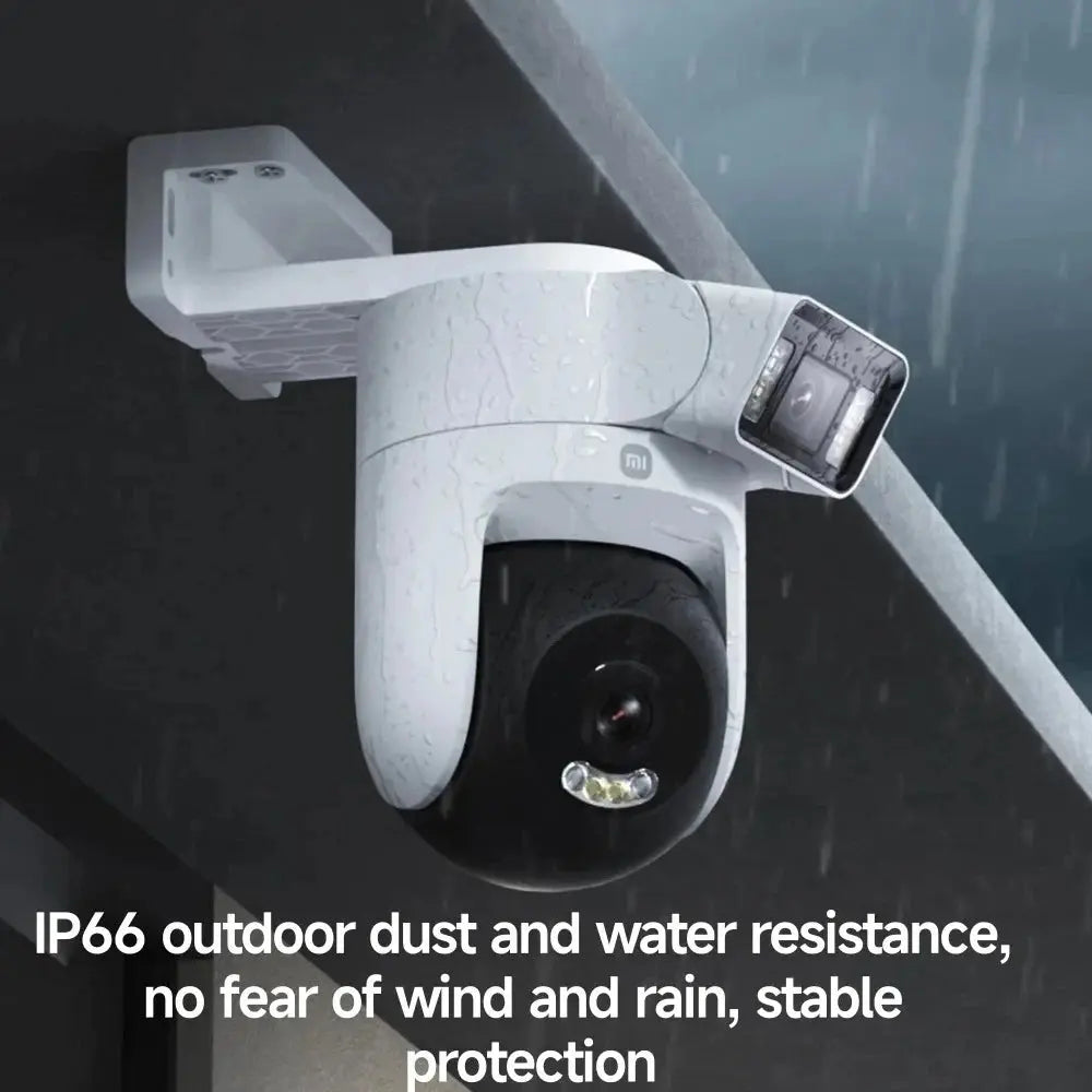 New Xiaomi Outdoor Camera 4 Dual Lens 5MP 3K HD Dual View Monitoring Panoramic Closeup Tracking IP66 Weatherproof AntiTheft - CN NovaCart