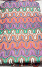 Knitting Lace Fabrics Zig Zag Wave Striped Lace Crochet Mesh Fabric Diy Fashion Cloth 155CM/1078 NovaCart