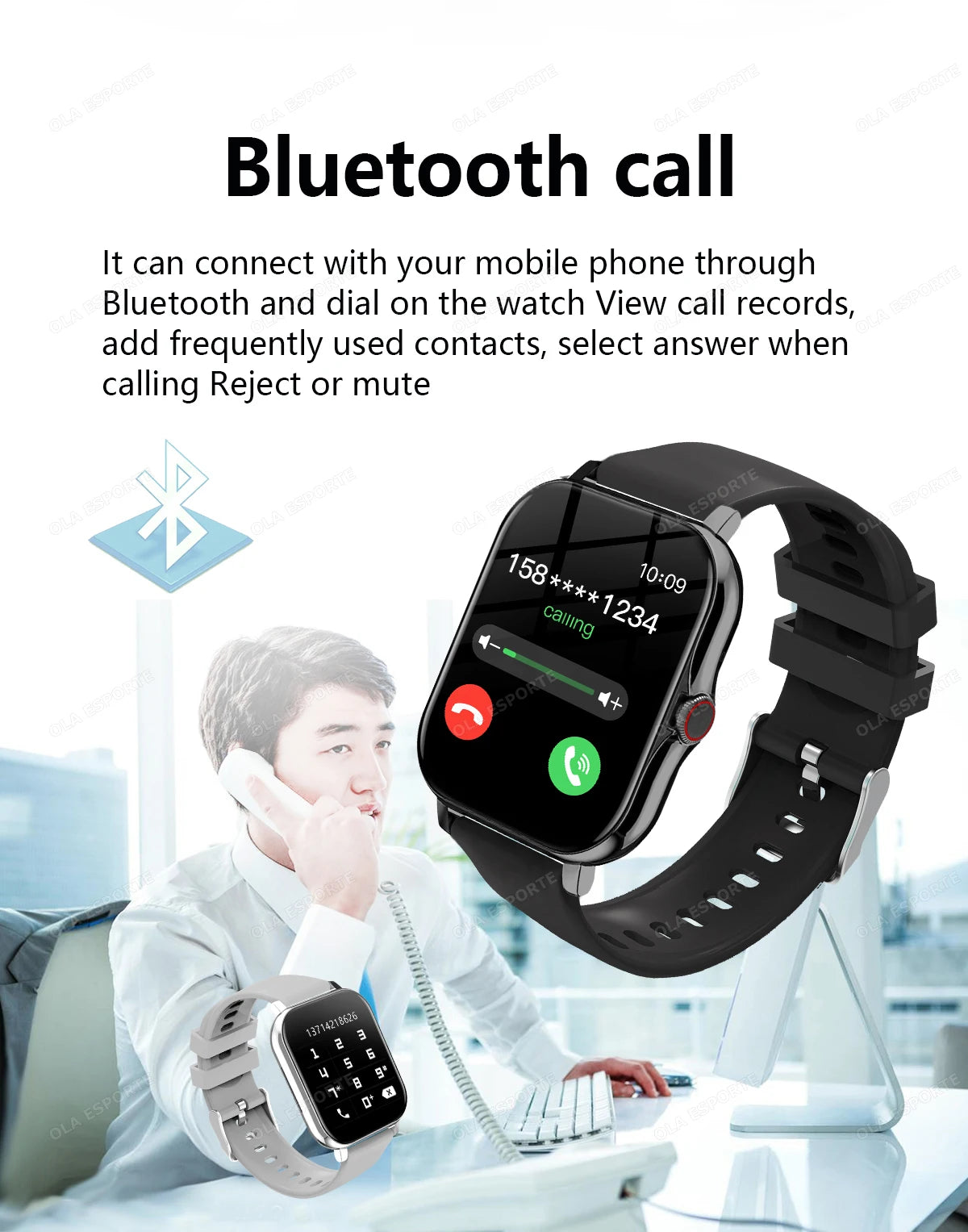 Ola Esporte New Outdoor Sports Smart Watch 2026 BT Call Heart Rate Take Photo Weather Sleep Monitor Waterproof Smartwatch HW12 NovaCart