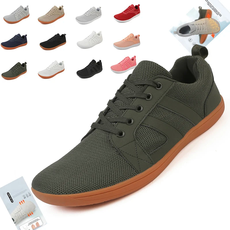 Wide-toed Shoes Men's Fashion Simple Casual Sports Shoes Barefoot Shoes Women's Jogging Shoes Walking Shoes NovaCart