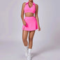 Seamless Tennis Skirt Set – Quick-Dry Workout Outfit FitiqueFit
