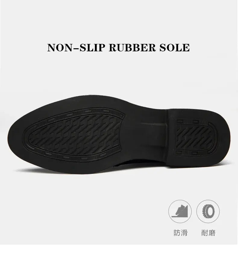 Flat / 6CM Genuine Leather Men Formal Elevator Shoes Wedding Business Height Increase Lift Shoes Invisible Summer Hollow Wedding NovaCart