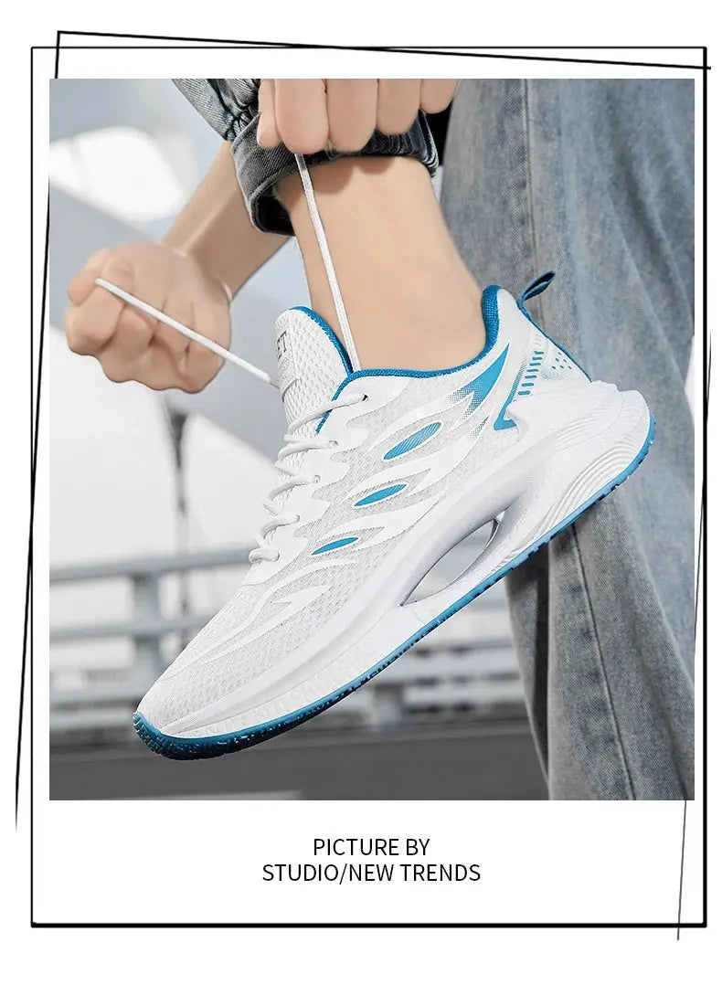Men's Breathable Sports Shoes Spring New Mesh Casual Fashion Versatile Trendy Men's Shoes Summer Running Shoes Suitable for Outdoor Sports NovaCart