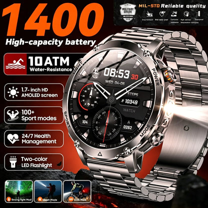 Men Watchs Sports Bracelets IP68 Altimeter Compass Swim track GPS Run RIDE Outdoor Smart Watch Sports GPS Professional New 2026 NovaCart