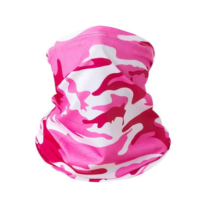 LOOGDEEL Sun Protection Bib Spring and Summer Motorcycle Neck Cover Sports Magic Bandana Riding Mask Full Face Outdoor Ice Silk Pi-Mart