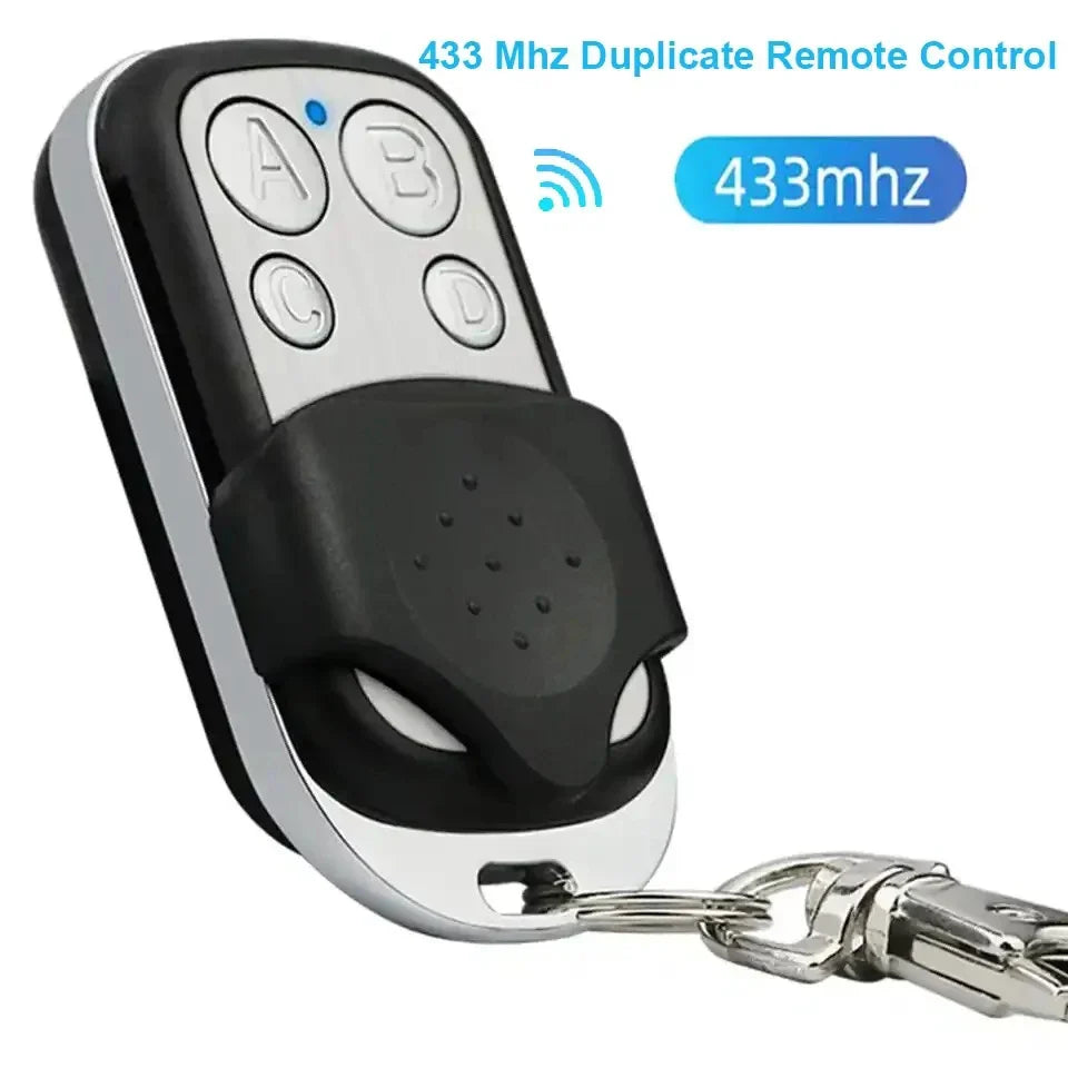 1PCS 433MHZ 4 Buttons Clone Fixed Learning Rolling Code Universal Garage Door Opener Remote Control Duplicator Garage Pi-Mart