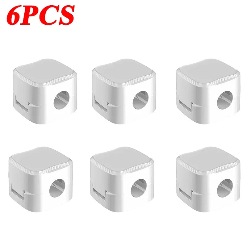 Magnetic Cable Clip Cable Holder,Adhesive Wire Keeper Cord Cable Organizer ,Usb Charging Line Winder For Office Desktop Home Pi-Mart