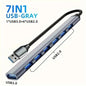 USB C Hub 8In1 7in2 7in1 Type C 3.1 To 4K HDMI Adapter with RJ45 SD/TF Card Reader PD Fast Charge for MacBook Notebook Laptop Pi-Mart