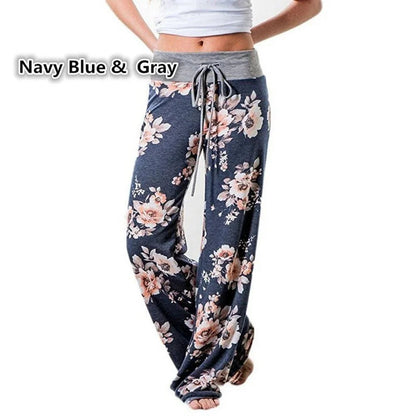 Women’s Wide Leg Yoga Pants – Casual Lounge Pajama Pants FitiqueFit