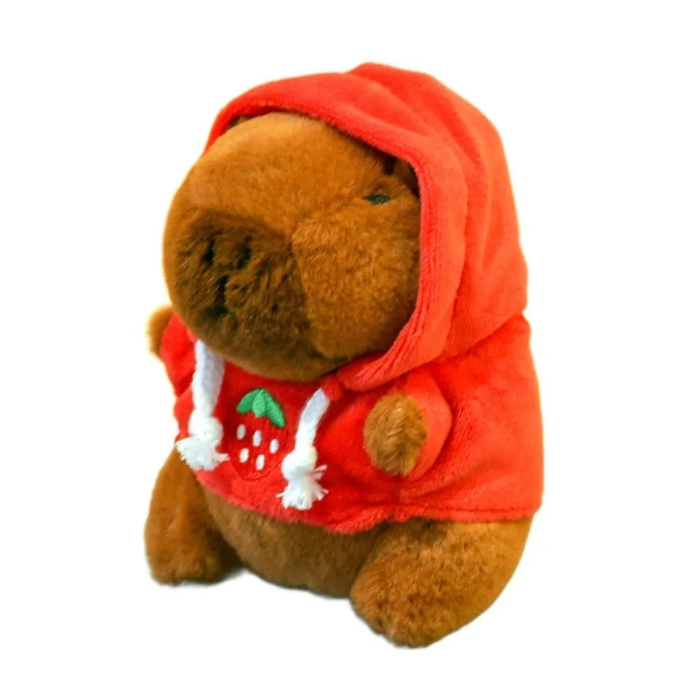 Cute Capybara Plush Toy Hoodie with Wings Simulation Doll Small Size Stuffed Animals Anime Fluffty Toy Birthday Party NovaCart
