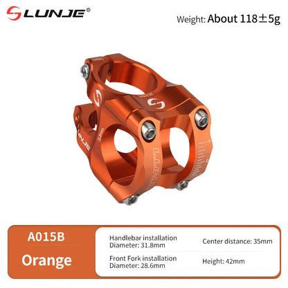 MTB Road Bike Stem CNC Mountain Bicycle Bridge Short Power 31.8mm High Strength Climbing Riser Pi-Mart