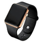 Simple Digital Watch for Men Women Fashion Sport LED Electronic Watch Black Silicone Wristband Casual Mens Watch Reloj Hombre NovaCart