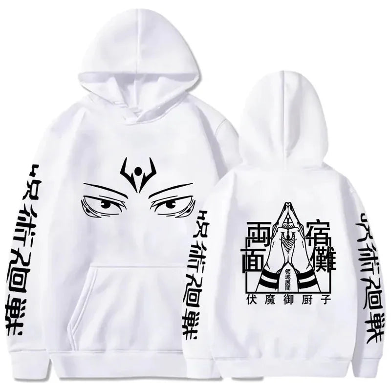Hoodies New Japanese Anime Graphic Printing Sweatshirts for Men Womnen Hip Hop Casual Autumn Winter Fleece Streetwear Tops NovaCart