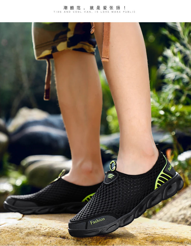 Fashion Casual Shoes Lightweight Summer Breathable Men Shoes Outdoor Comfortable Women Footwear Male Ladies Walking Shoes 36-45 NovaCart
