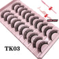 Strip Lashes 10-pairs Fluffy Mink Lashes 3D False Volume Eyelashes